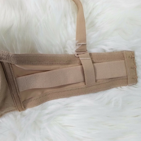 Maidenform Self Expressions Beige Strapless Convertible Bra Womens Plus 40C - Picture 5 of 9